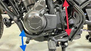 Honda Rebel 300 & 500 shift lever adjustment