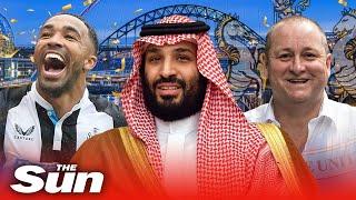 Newcastle fans celebrate as Saudi takeover finalised