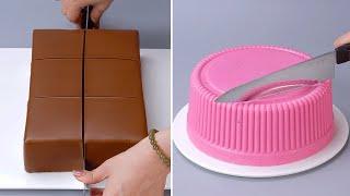 Wonderful Cake Decorating Tutorials  Amazing Chocolate Cake Decorating Idea  Satisfying Cakes