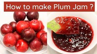 Plum Jam Recipe  Easy Homemade Jam without Pectin  3 ingredients only