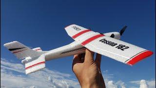 FX801 Cessna 182 2 Ch Fixed Wing RC Airplane Unbox and Test Flies Good