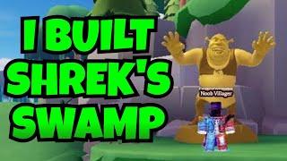 I built Shreks Swamp on Roblox
