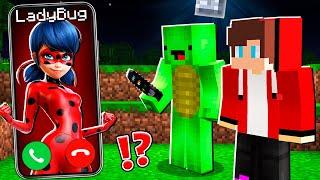 Why Creepy LadyBug from Miraculous CALLING to JJ and MIKEY at 300am? - in Minecraft Maizen