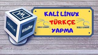 Kali Linux Dil Değiştirme