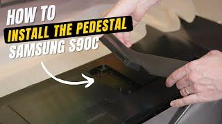 How To Install The Stand On The Samsung S90C Series QD OLED