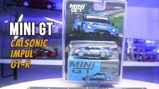 THE LEGEND CALSONIC IMPUL DIECAST MINI GT NISSAN GTR NISMO GT500 CALSONIC IMPUL GT-R