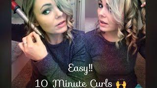 Curling Wand- Perfect Curls in less than 10 minutes Short to Medium length hair