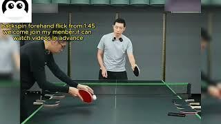 table tennisXu Xin teaches you handling short balls that  is very useful for amateur players