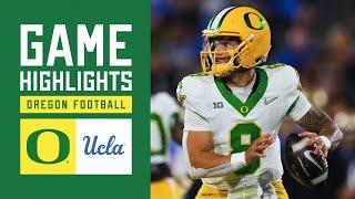 Oregon Football vs UCLA  GAME HIGHLIGHTS 2024