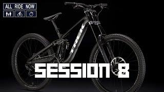 Trek Session 8 All Ride Now TV live action and specs