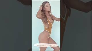 Daisy Keech Thong swimsuit try on  for ChooksLA and BoutineLA bikini