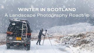 Photography Roadtrip In My Van  Winter in Scotland