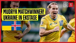 EM-Ekstase bei der Ukraine Mudryk dreht Partie Ukraine - Island 21  European Qualifiers  DAZN