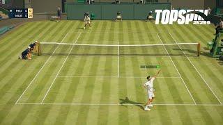 Top Spin 2K25 - EPIC 5 SET MATCH - Roger Federer Vs Andy Murray - Wimbledon I Legend Difficulty PS5