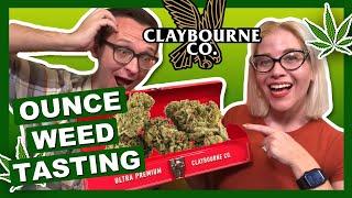 8-STRAIN WEED FLIGHT ️ Claybourne Co Unboxing & Tasting