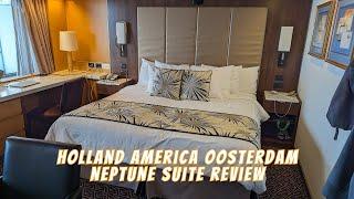 Holland America Oosterdam Neptune Suite WORTH the Upgrade? Cabin 7073 Tour & Review 2024