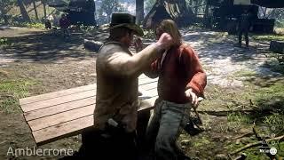 Arthur Punishes Micah For Killing Jacks Dog  Red Dead Redemption 2