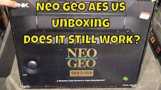 Neo Geo AES US Gold Unboxing & Testing