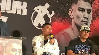 SERHII BOHACHUK vs VERGIL ORTIZ JR. Press conference in LA