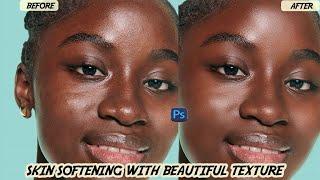 High- End Skin Retouching in Photoshop I Face Smooth in Photoshop I High-End Skin Softening Tutorial