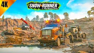 SnowRunner  Delivery The items to Rockslide