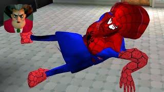 Scary Teacher 3D New Teacher Spider-Man Part 7 Spider-Man TEACHER IosAndroid