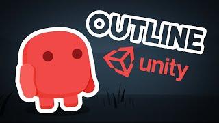 How to make a 2D OUTLINE in Unity