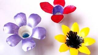 How To Make Pretty Plastic Bottle Flowers - DIY Crafts Tutorial - Guidecentral