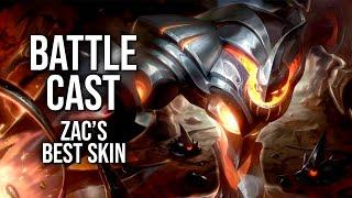 Battlecast Zac gives a soft blob hard edges  skin quick review #shorts