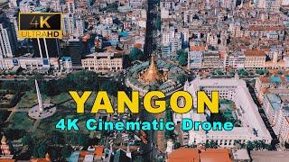 Amazing Yangon City Cinematic 4K Drone Video