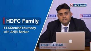 #TAXerciseThursday with Arijit Sarkar   HDFC Life