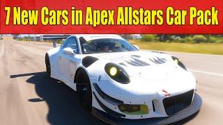 7 New Cars in Apex Allstars Car Pack New Update Series 33 Forza Horizon 5