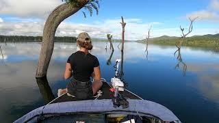 I Bought A Project Tinny To Chase Barramundi In Lake Tinaroo...#fishing