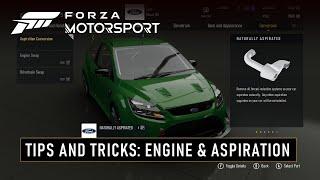 Forza Motorsport - Tips & Tricks Engine & Aspiration