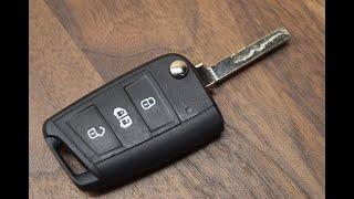 VW Crafter  Transporter key fob battery replacement - EASY DIY