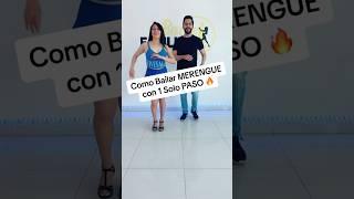 Como Bailar MERENGUE con 1 Solo PASO  #merengue #merenguedancing #bailafacilito