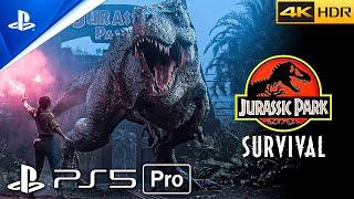 Jurassic Park Survival COMING TO PS5 PRO  ULTRA Realistic Graphics Cinematic Trailer 4K 60FPS HDR