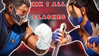 MORTAL KOMBAT 1 ALL CLASHES & INTRO FROM START TO FINISH MUST WATCH  PART 1