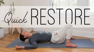 Quick Restorative Yin  Gentle Yoga Practice