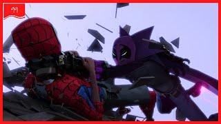 Miles Morales vs Prowler Full Fight 4k  Spiderman Into the Spider Verse 2018