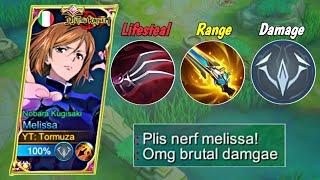 BUILD MELISSA TERSAKIT. KALIAN WAJIB COBAIN BUILD INI AUTO WINSTREAK MOBILE LEGEND