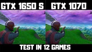 GTX 1650 Super Vs GTX 1070 - Test In 12 Games