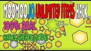 MOOMOO.io UNLIMITED ITEMS HACKSCHEATS %100 REAL MODS starve.IO glor.IO HACKER