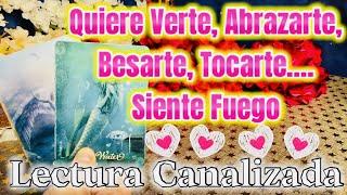 QUIERE VERTE ABRAZARTE BESARTE TOCARTE... SIENTE FUEGO  Lectura Canalizada con Tarot