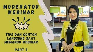 Contoh Moderator MC Webinar  Acara OnLine  Order Text MC cek Link di Bio