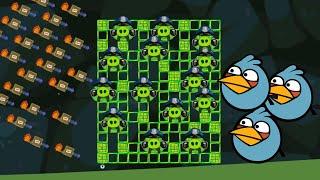 Bad Piggies - FIRING  ARTILLERY TO DESTROY POLICE KING PIG AND BLUE ANGRY BIRDS