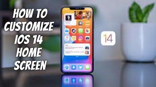 How To Customize iOS 14 Home Screen   Customize iOS 14 Aesthetic Layout Apps Pages & Widgets 