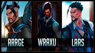 Lars vs Wraxu vs Arrge - Gods of Hanzo   Overwatch Moments