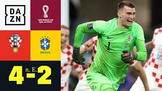 Elfmeterdrama Kroatien weiter Brasilien in Tränen Kroatien - Brasilien 42 n. E.  WM 2022  DAZN