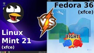 Linux Mint 21 vs Fedora 36